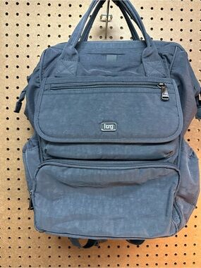 lug Via Gray Backpack Tote